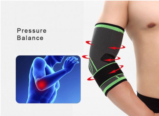 Ultimate Elbow Pain Relief & Support Sleeve โ for both men & women, Stabilize & Perform