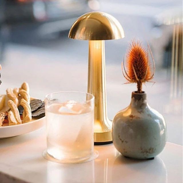 Touch LED Mushroom Table Lamp (Cordless)