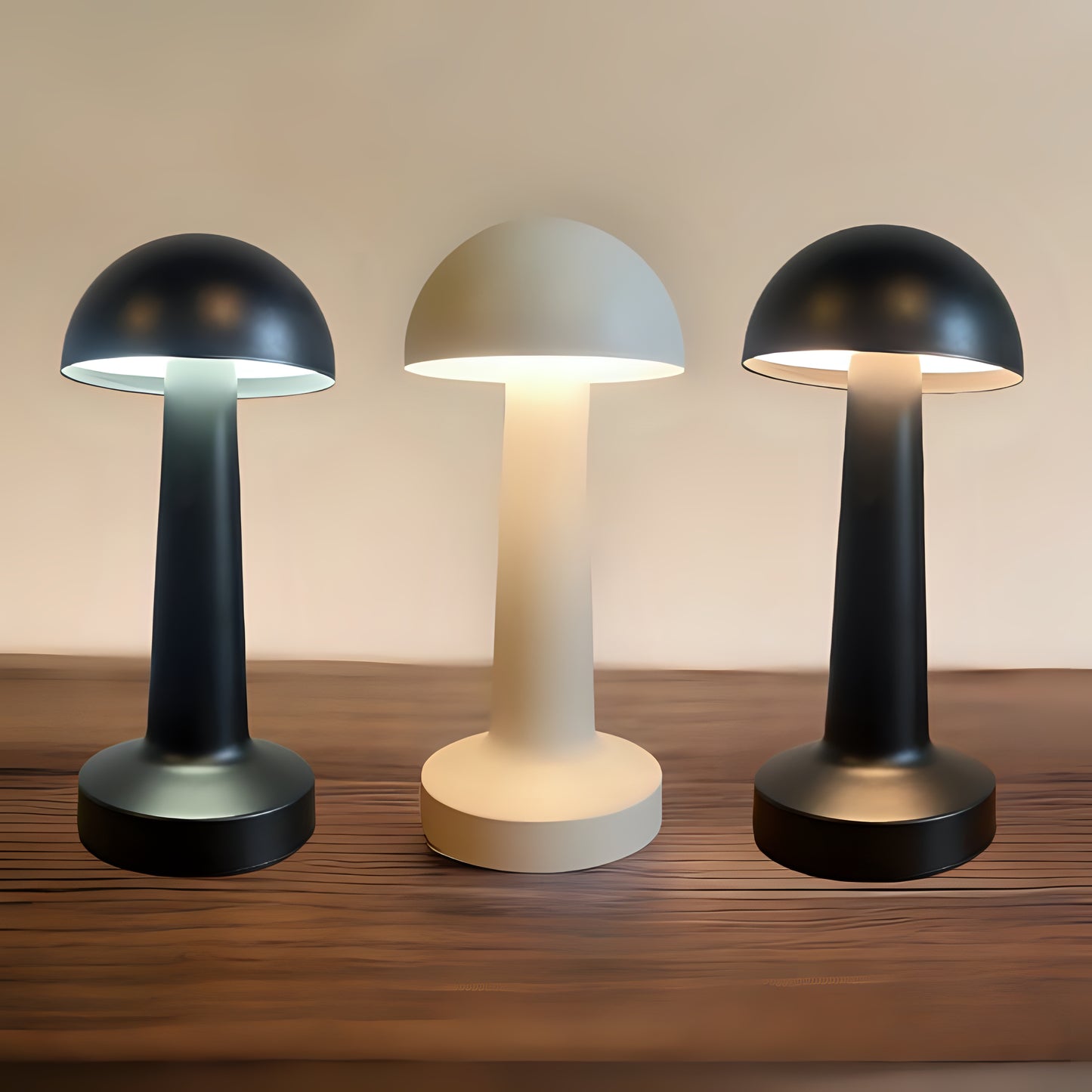 Touch LED Mushroom Table Lamp (Cordless)