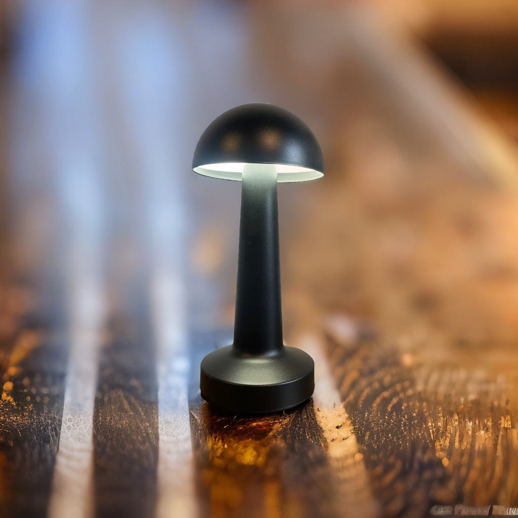 Touch LED Mushroom Table Lamp (Cordless)