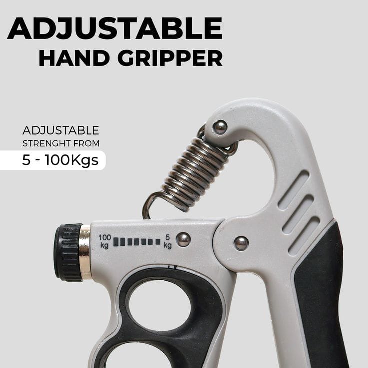 Build Iron Grip Strength 💪 Adjustable Hand Grip (5–100kg) with Counter