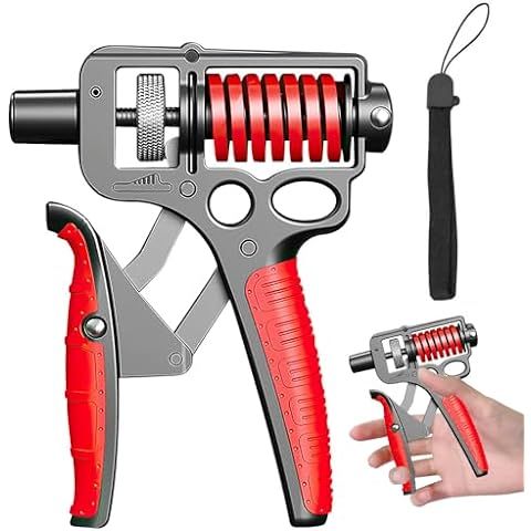 Adjustable Hand Grip Strengthener 5–165kg with Counter | Ergonomic Wrist, Arm & Finger Trainer