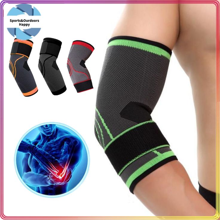 Ultimate Elbow Pain Relief & Support Sleeve – for both men & women, Stabilize & Perform