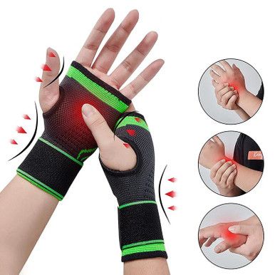 Wrist & Palm Support Brace for Gym – Pain Relief & Strong Grip (Unisex)