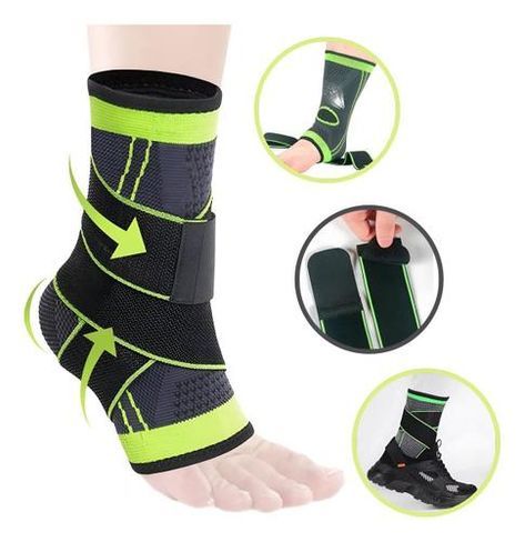 Sports Protection Adjustable Performance Ankle Support Brace for Gym & Training – Pain Relief for Men & Women