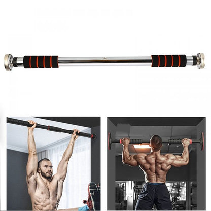 Heavy-Duty Adjustable Door Pull-Up Bar – No Drill Home Fitness Equipment