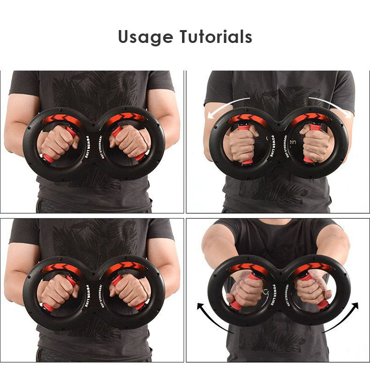 Dual Ring Wrist Twister Exerciser(20 kg) – Arm Strength & Grip Builder for Men | I&M Creations