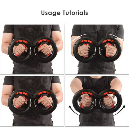 Dual Ring Wrist Twister Exerciser(20 kg) – Arm Strength & Grip Builder for Men | I&M Creations