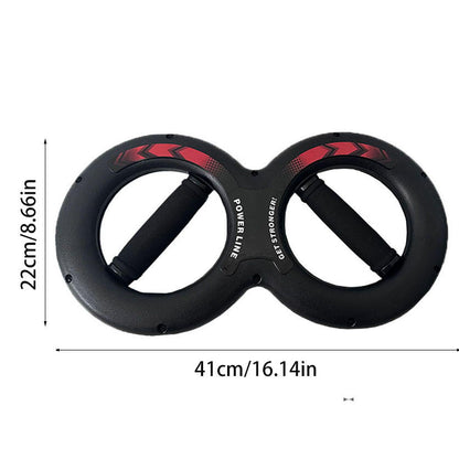 Dual Ring Wrist Twister Exerciser(20 kg) – Arm Strength & Grip Builder for Men | I&M Creations