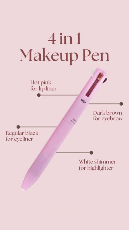 "4-in-1 Makeup Pen – Eyeliner, Lip Liner, Brow Pencil & Highlighter in One, Perfect Gift for Her, Travel-Friendly & Easy to Use – Vegan & Cruelty-Free"
|⭐ – Free Home Delivery + Free Gift ⭐(Khana kaaba 🕋book mark)