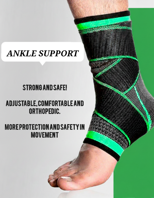 Sports Protection Adjustable Performance Ankle Support Brace for Gym & Training – Pain Relief for Men & Women