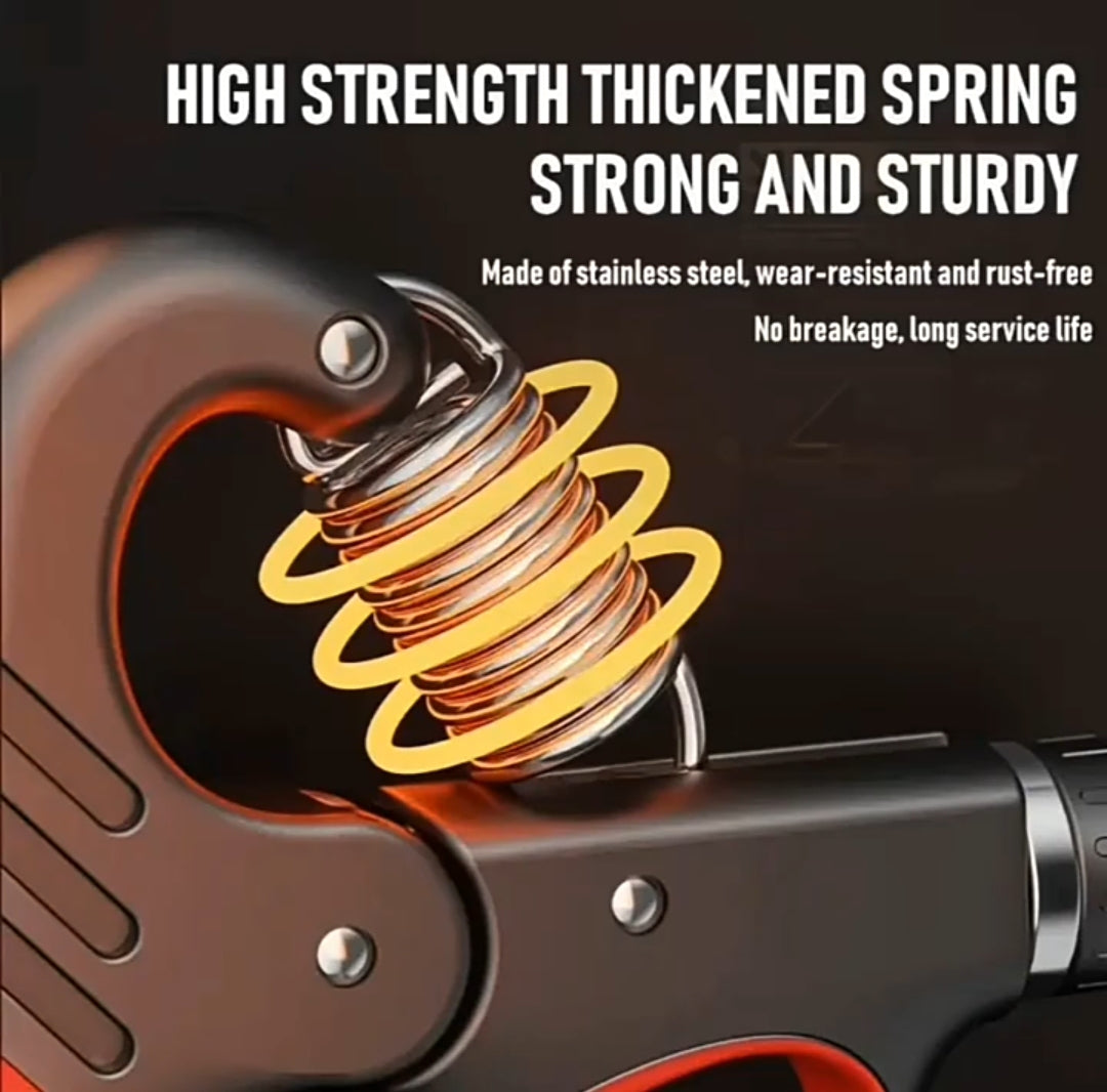 Build Iron Grip Strength 💪 Adjustable Hand Grip (5–100kg) with Counter