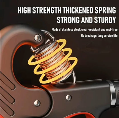 Build Iron Grip Strength 💪 Adjustable Hand Grip (5–100kg) with Counter