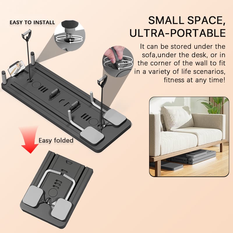 Portable 7-in-1 Pilates Board Foldable Full-Body Training System💪