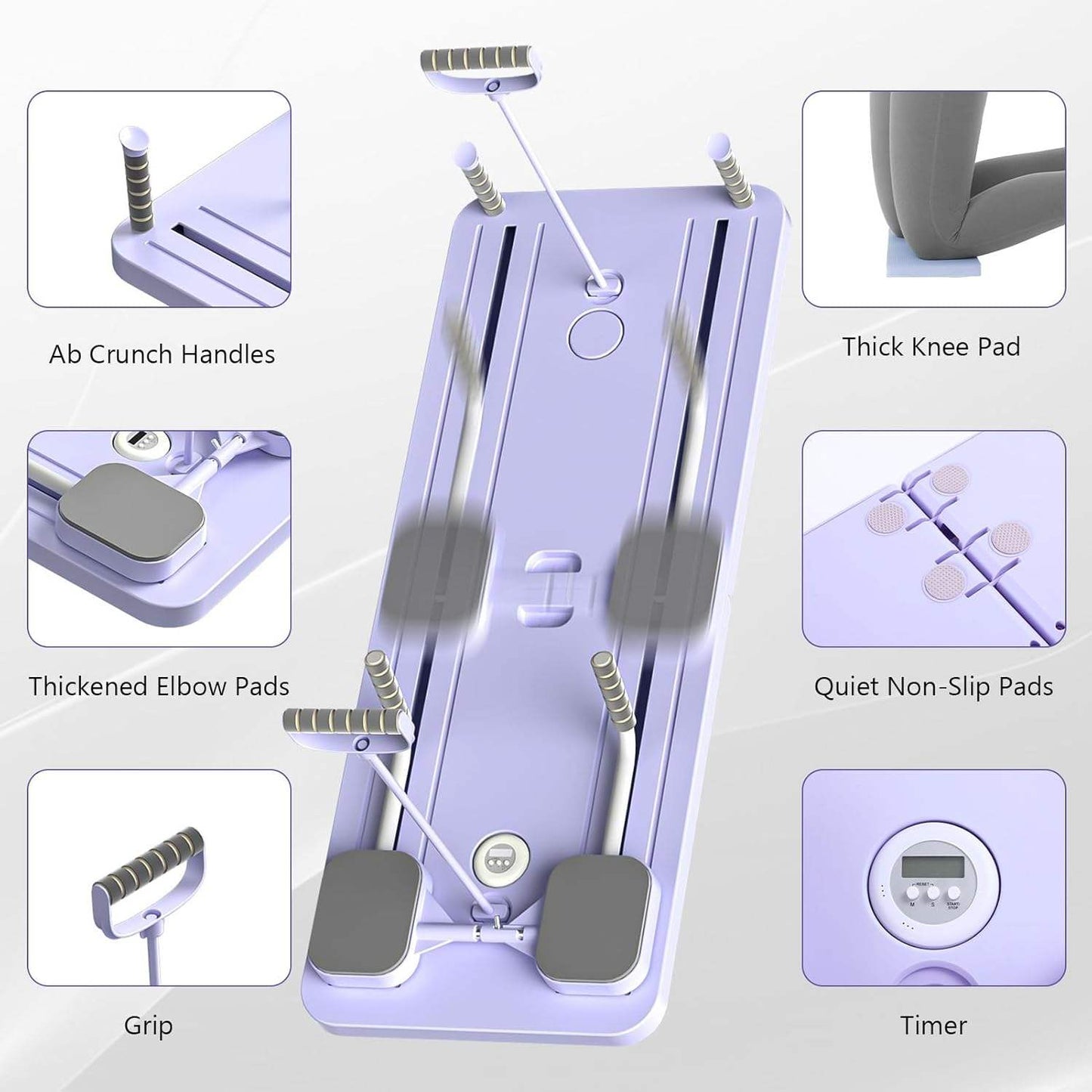 Portable 7-in-1 Pilates Board Foldable Full-Body Training System💪