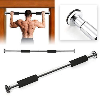 Heavy-Duty Adjustable Door Pull-Up Bar – No Drill Home Fitness Equipment