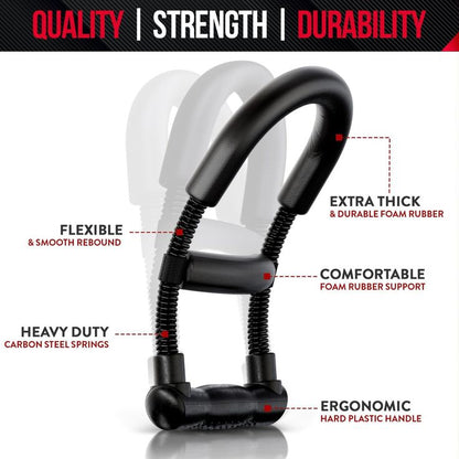 Premium Wrist & Forearm Strength Trainer – Non-Slip Grip Muscle Exerciser for Power & Endurance