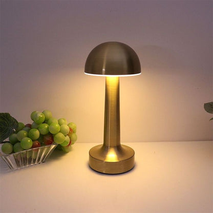 Touch LED Mushroom Table Lamp (Cordless)
