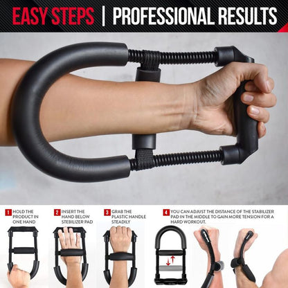 Premium Wrist & Forearm Strength Trainer – Non-Slip Grip Muscle Exerciser for Power & Endurance