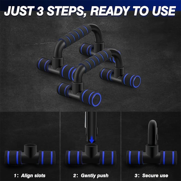 Premium Push-Up Bars – Non-Slip Home Workout Stands (1 Pair)