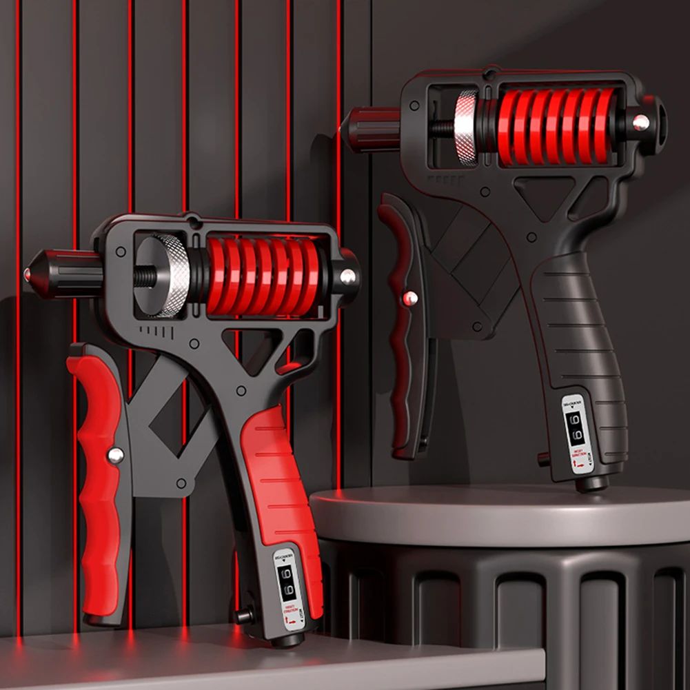 Adjustable Hand Grip Strengthener 5–165kg with Counter | Ergonomic Wrist, Arm & Finger Trainer