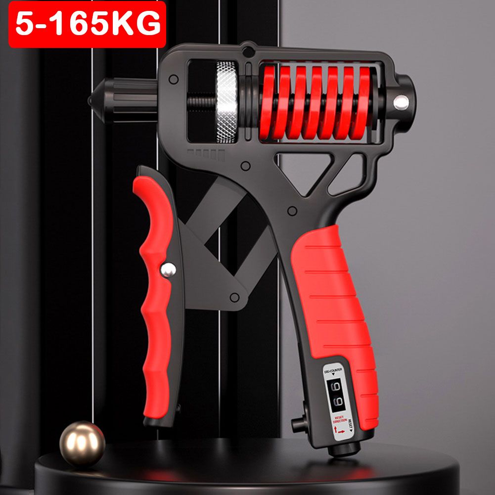 Adjustable Hand Grip Strengthener 5–165kg with Counter | Ergonomic Wrist, Arm & Finger Trainer