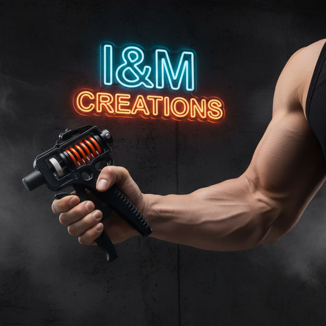 Heavy duty Adjustable Hand Grip Strengthener 5–165kg.Ergonomic Wrist, Arm & Finger Trainer