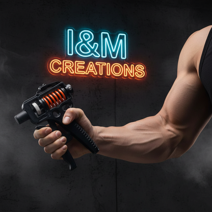 Heavy duty Adjustable Hand Grip Strengthener 5–165kg.Ergonomic Wrist, Arm & Finger Trainer