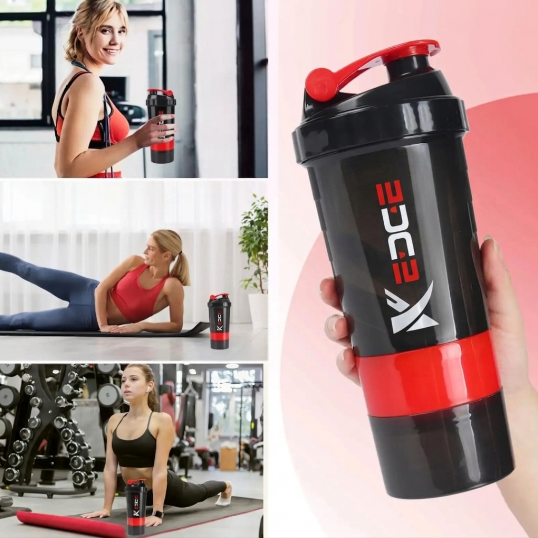 High quality PowerBlend Protein Shaker Bottle – Leakproof Gym & Fitness Mixer