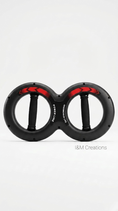 Dual Ring Wrist Twister Exerciser(20 kg) – Arm Strength & Grip Builder for Men | I&M Creations