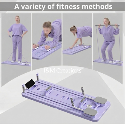 Portable 7-in-1 Pilates Board Foldable Full-Body Training System💪