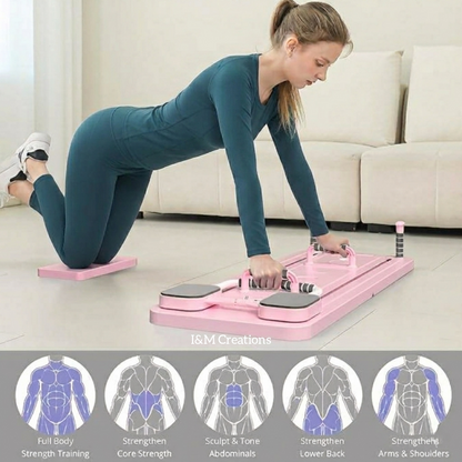 Portable 7-in-1 Pilates Board Foldable Full-Body Training System💪