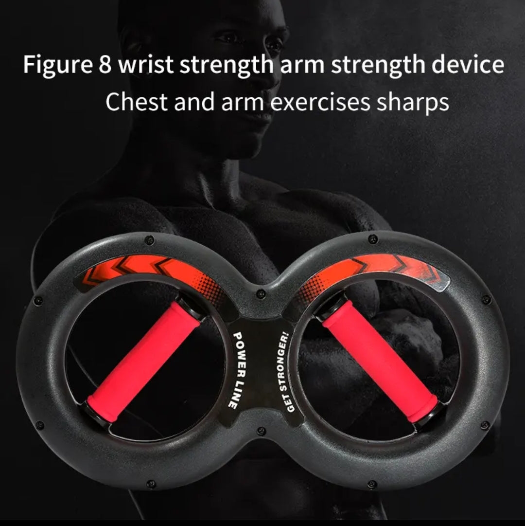 Dual Ring Wrist Twister Exerciser(20 kg) – Arm Strength & Grip Builder for Men | I&M Creations
