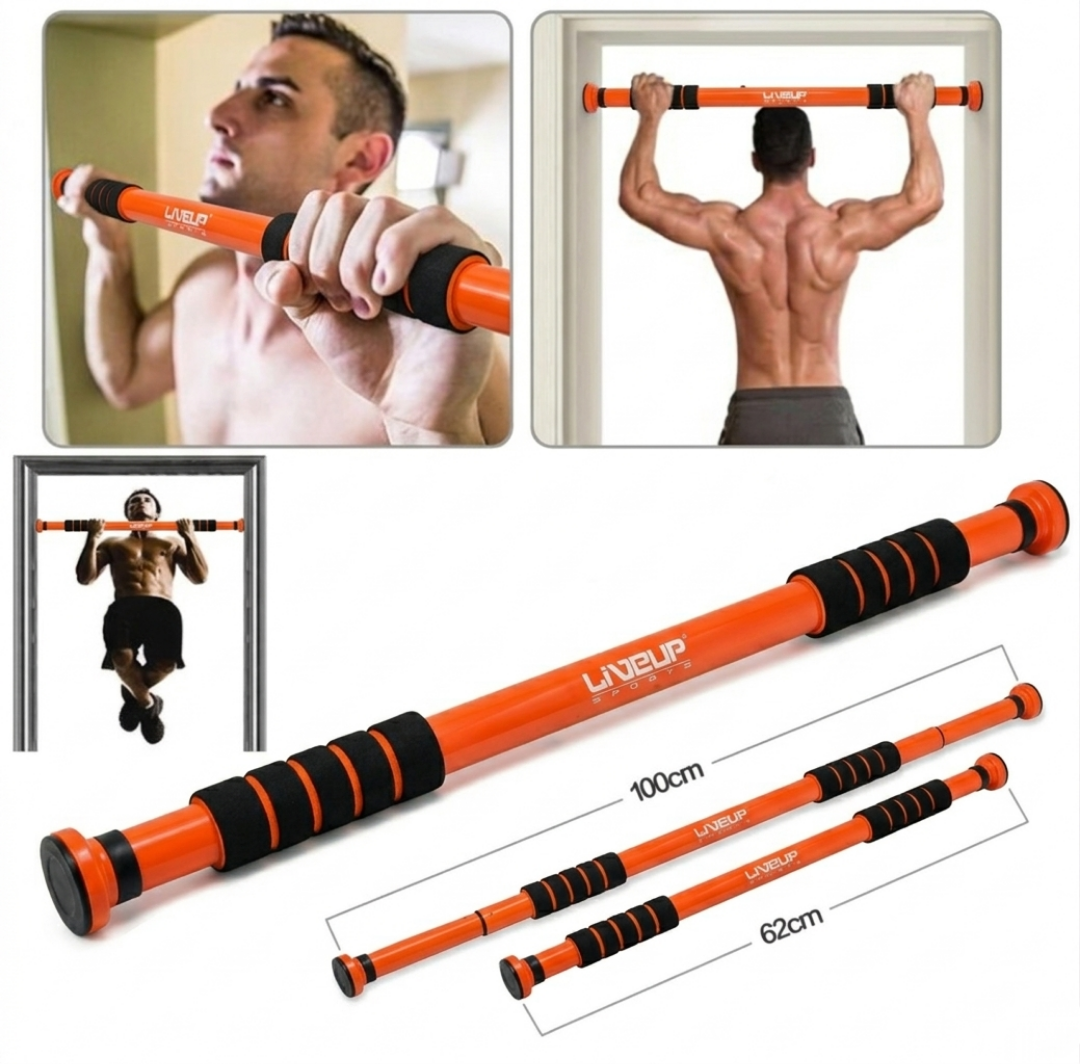 Imported High Quality Heavy-Duty Adjustable Door Pull-Up Bar – No Drill Home Fitness Equipment