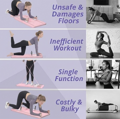 Portable 7-in-1 Pilates Board Foldable Full-Body Training System💪
