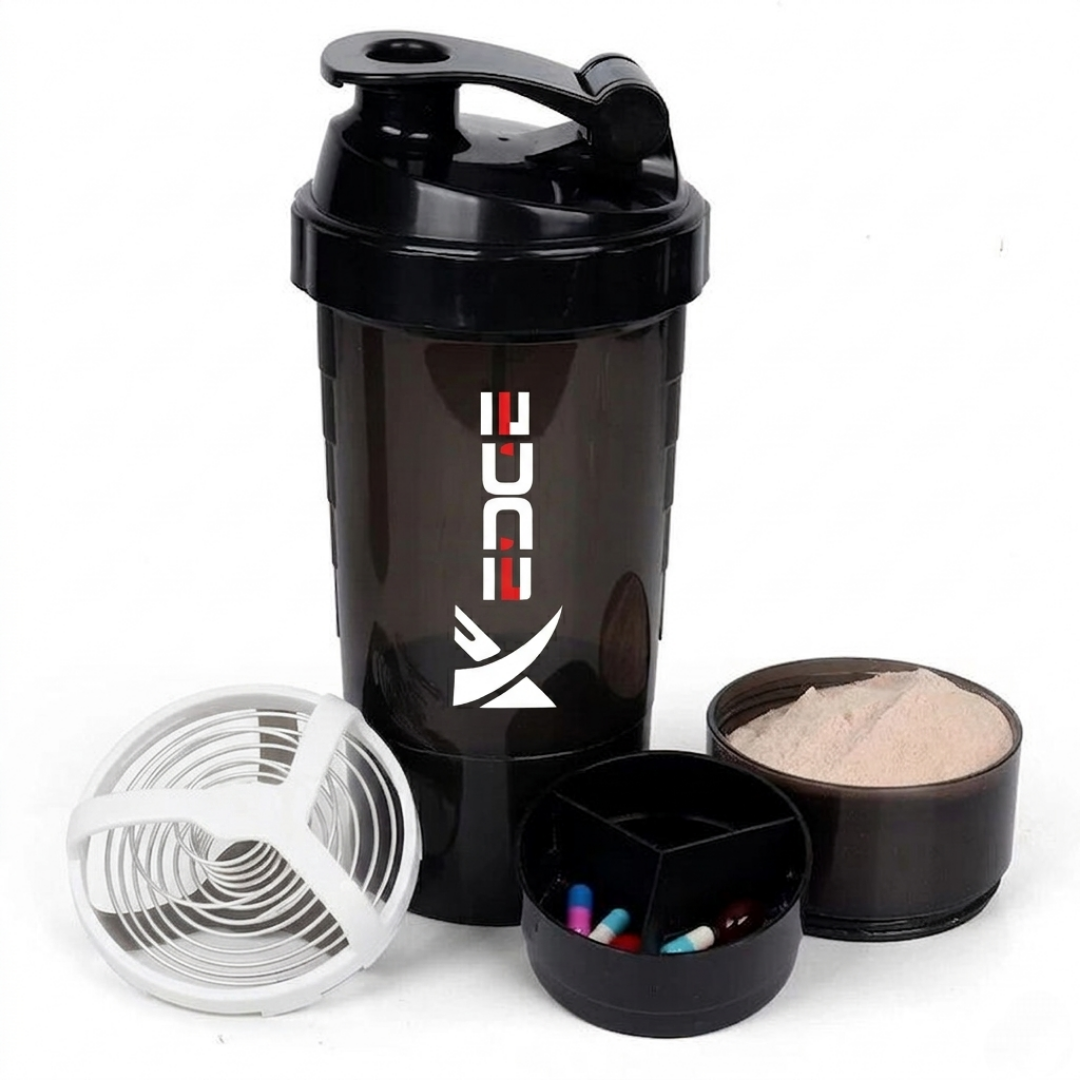 High quality PowerBlend Protein Shaker Bottle – Leakproof Gym & Fitness Mixer