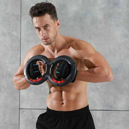 Dual Ring Wrist Twister Exerciser(20 kg) – Arm Strength & Grip Builder for Men | I&M Creations