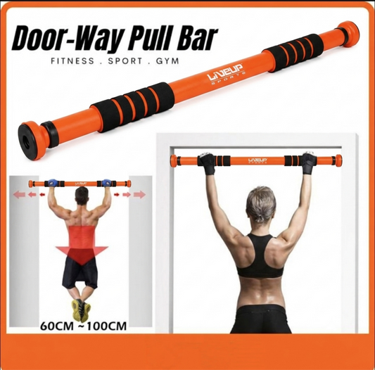 Imported High Quality Heavy-Duty Adjustable Door Pull-Up Bar – No Drill Home Fitness Equipment