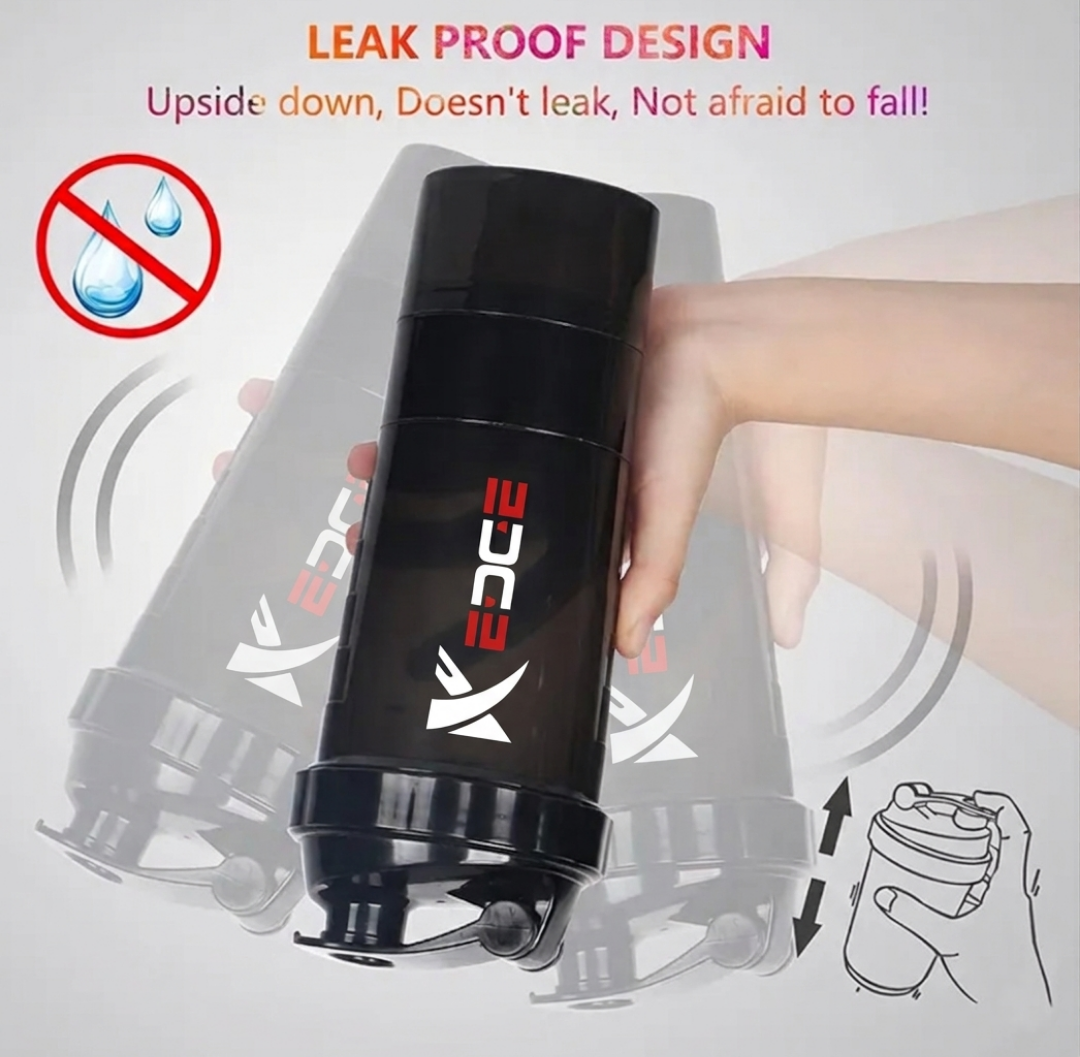 High quality PowerBlend Protein Shaker Bottle – Leakproof Gym & Fitness Mixer